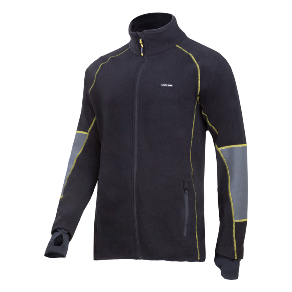 MUŠKA JAKNA OD FLISA CRNA 3XL  L4015006 slika 1