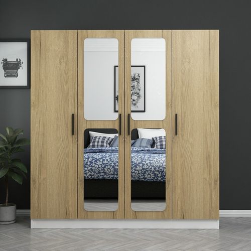 Kale - 3868 Walnut
White Wardrobe slika 2