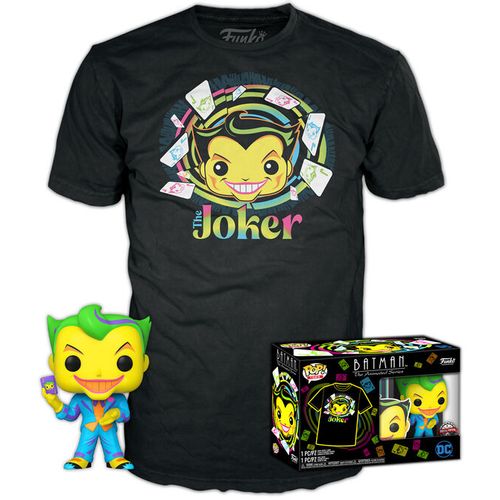 Set figure POP &#38; Tee DC Comics Batman Joker Exclusive slika 5