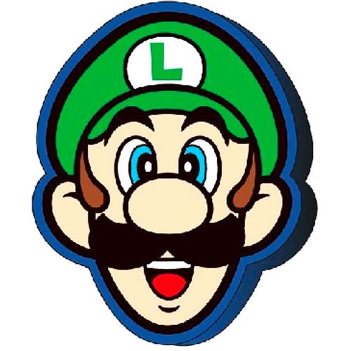 Super Mario Bros Luigi 3D cushion slika 1