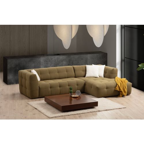 Woody Fashion Kutna garnitura Cady 3 Seater desni - Khaki slika 4