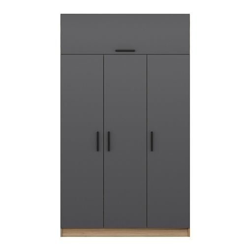 Woody Fashion Garderoba, Minar 3 Kapak 2 Çekmece 255 - Anthracite, Dore slika 5