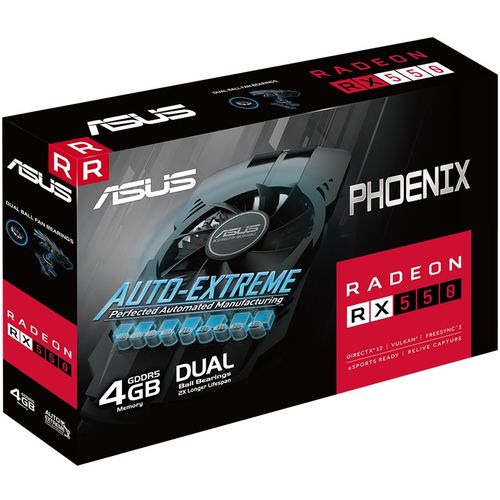Grafička kartica ASUS Phoenix Radeon RX 550 EVO 4GB GDDR5 PH-RX550-4G-EVO slika 1