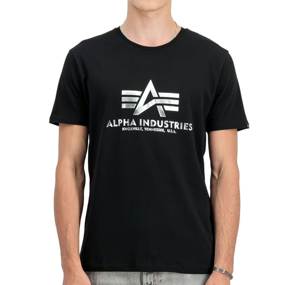 Alpha Industries Muška majica kratkih rukava, Crna slika 1