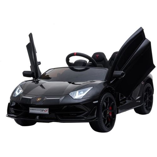 Licencirani Lamborghini Aventador crni - auto na akumulator slika 6