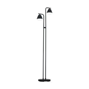 Eglo podna lampa palbieta gu10 2x2,8w crno/saten prozirno š:250mm v:1530mm