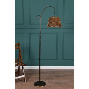 Cardone Crna Podna Lampa sa Rose Gold Detaljima