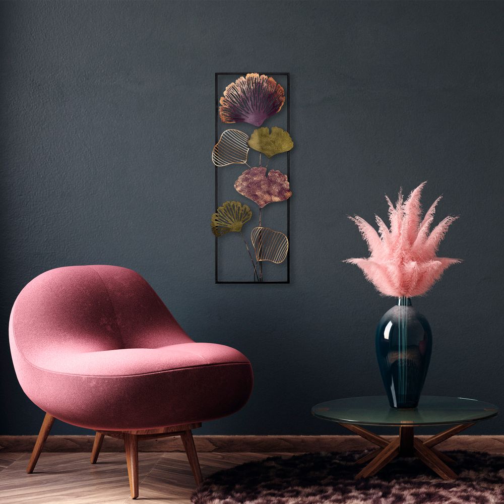 Decorative metal wall accessory Fig, colour: multicolor slika 1