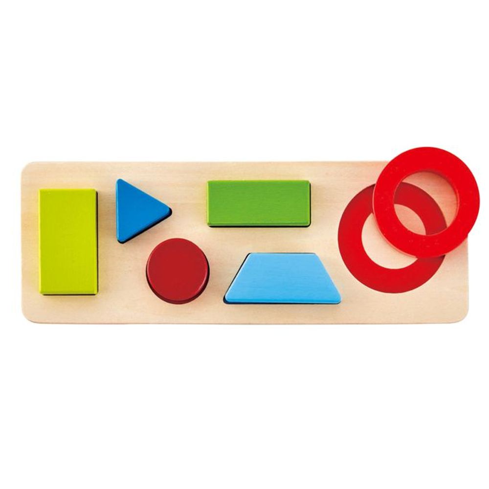 Hape Drvena slagalica Geometry Puzzle E1615A  slika 1