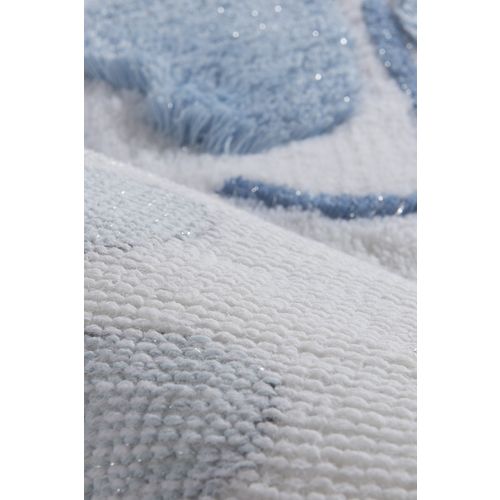 Kırçiçeği - Blue Multicolor Bathmat Set (3 Pieces) slika 7