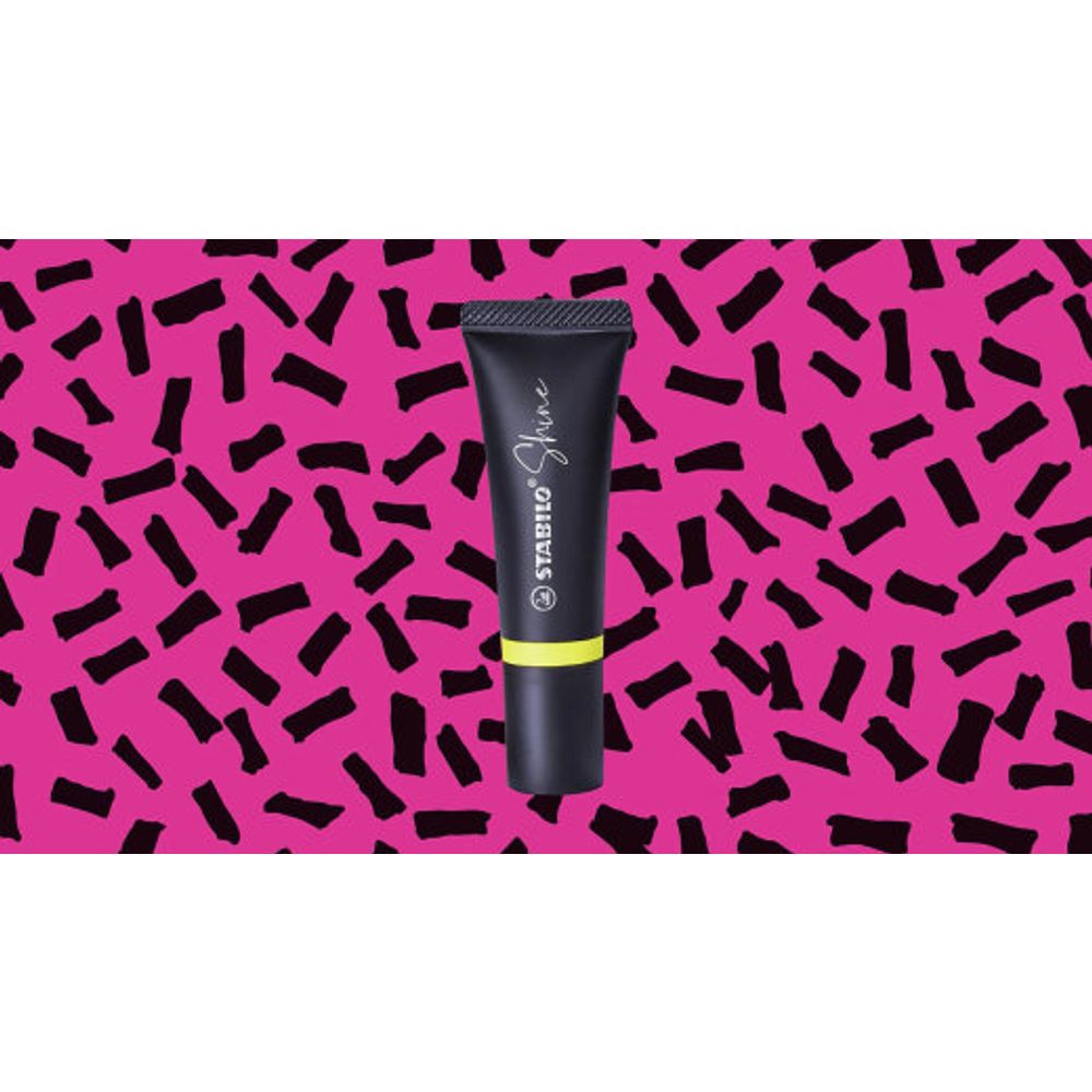 Tekstmarker pink SHINE STABILO slika 4