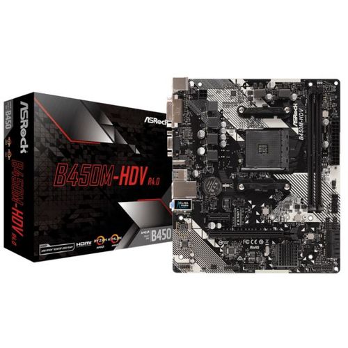 Asrock AMD AM4 B450M-HDV R4.0 slika 1