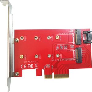 Kontroler NEWMB DUAL M.2 SSD PCIE N-PEM22