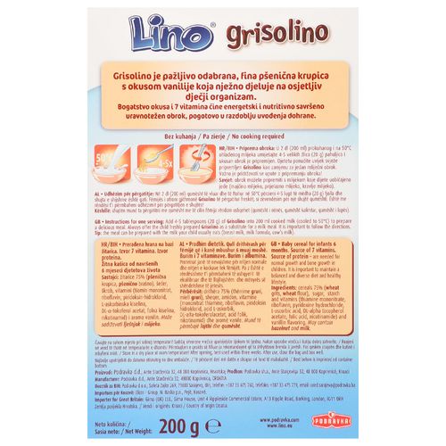 Lino grisolino kutija 200 g slika 2