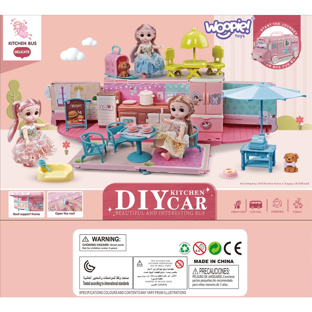 Woopie kamper 2u1 kuća xxl set lutaka slika 5