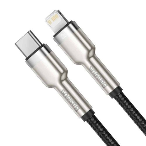 Baseus podatkovni kabel Cafule Series Metal CATLJK-B01, Type-C to Lightning, 20W, 2m slika 2