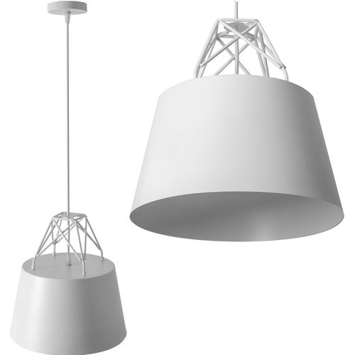 Viseća stropna svjetiljka metal bijeli APP423-1CP slika 1
