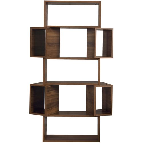 Woody Fashion Polica za knjige, Box - Walnut slika 4