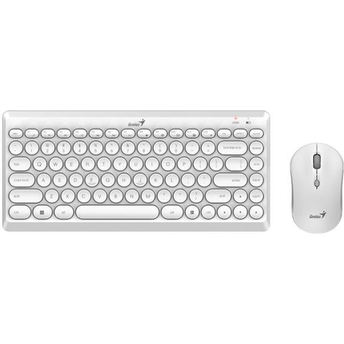 GENIUS LuxeMate Q8000 Wireless USB YU bela tastatura + miš slika 1