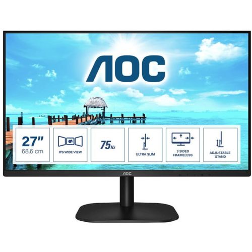 Monitor 27 AOC 27B2H IPS HDMI, VGA 75Hz, 1920 x 1080 slika 1