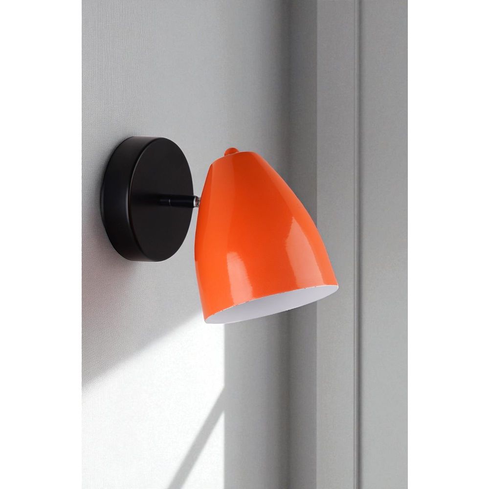 Opviq Zidna lampa 984, narančasta, crna slika 1