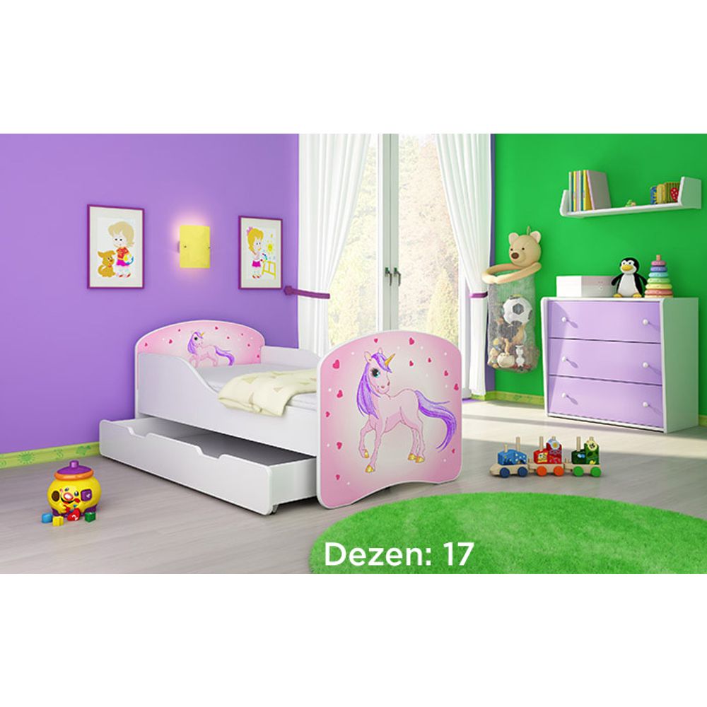 ACMA Dječiji krevet Acma I sa ladicom - 160x80cm - Dezen 17 slika 2