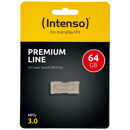 (Intenso) USB Flash 64GB Hi-Speed USB 3.0 up to 100MB/s, Premium Line - USB3.0-64GB/Premium Line slika 1