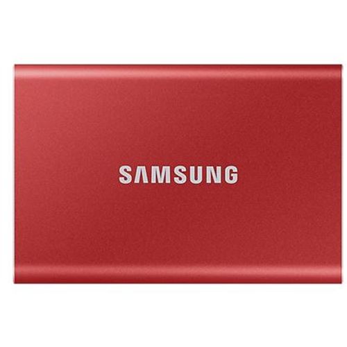 Samsung vanjski SSD 500GB Portable T7 Aura Red EU slika 1