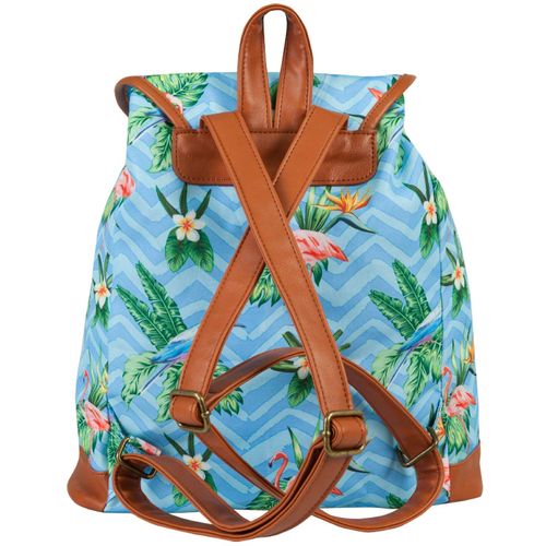Target ruksak Retro floral blue slika 2