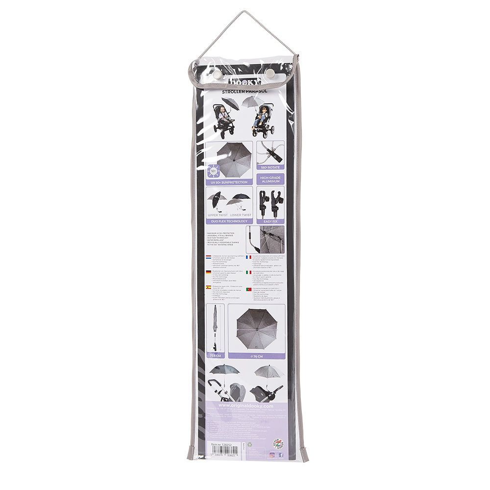 Dooky suncobran za kolica, UV50+ - Grey Melange slika 14