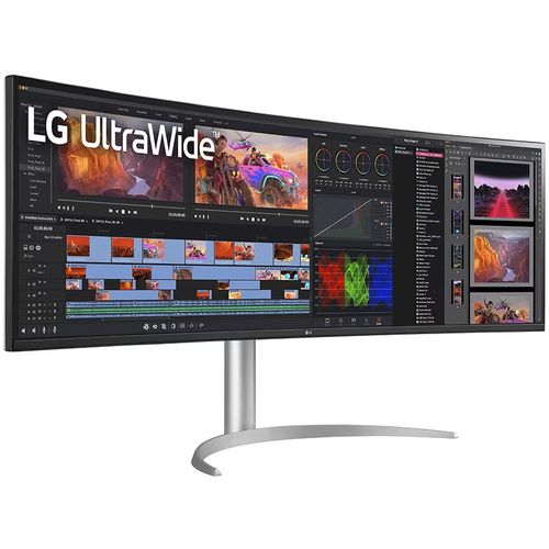 LG 49WQ95C-W LED display 124.5 cm (49") 5120 x 1440 pixels UltraWide Dual Quad HD Silver slika 2