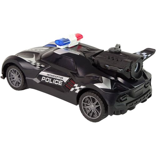 R/C policijski auto - Crna boja - Daljinsko upravljanje slika 4