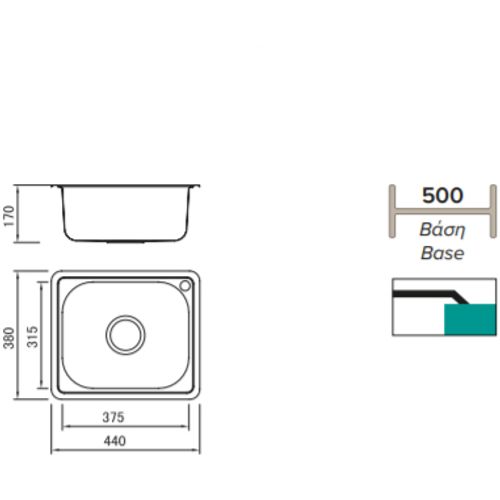 Kuhinjski sudoper BL 603 slika 2