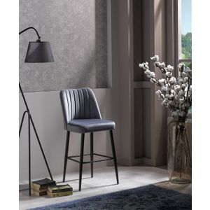 Vento - Sivi Bar Stolac Set (4 Komada)