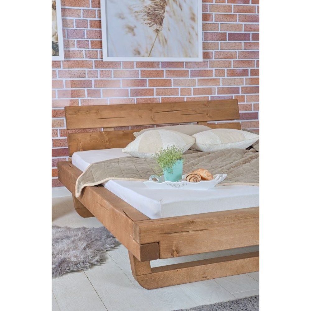 Krevet MALAK 2 180 x 200 cm hrast slika 2