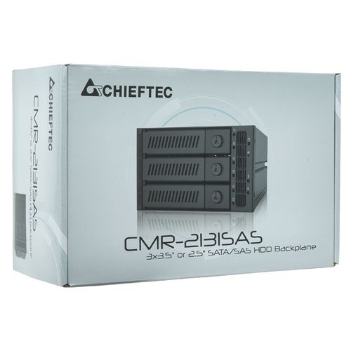 CHIEFTEC CMR-3141SAS 4 x 3.5" ili 4 x 2.5" SATA crna fioka za hard disk slika 4