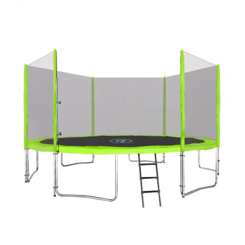 Trampolin 14 FT 427cm - zeleni slika 3