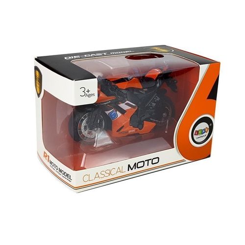 Sports Motorcycle with Sounds 1:14 Orange slika 4