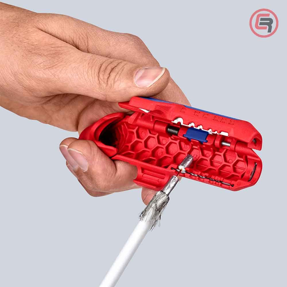 Knipex Skidač Izolacije Univerzalni ErgoStrip fi 8-13 mm Za Ljevake - 16 95 02 SB slika 8