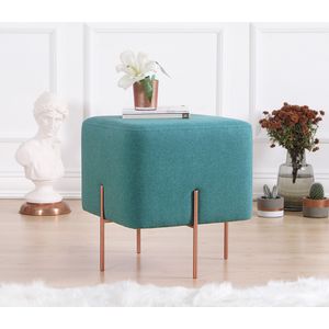 Copper 57 - Green Light Green Pouffe