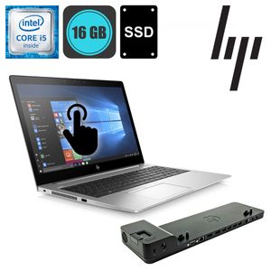 HP EliteBook 850 G5 TOUCH i5-8350U, 16GB, 250GB SSD + Docking station - rabljeni uređaj