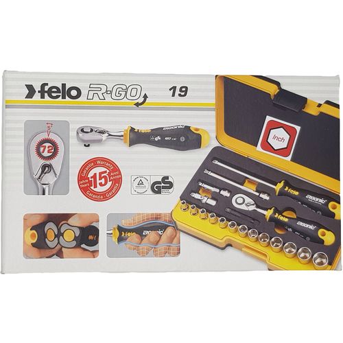 Set alata Felo XL-Strongbox R-GO 19 Inch sa čegrtaljkom 05781956 19 kom slika 8