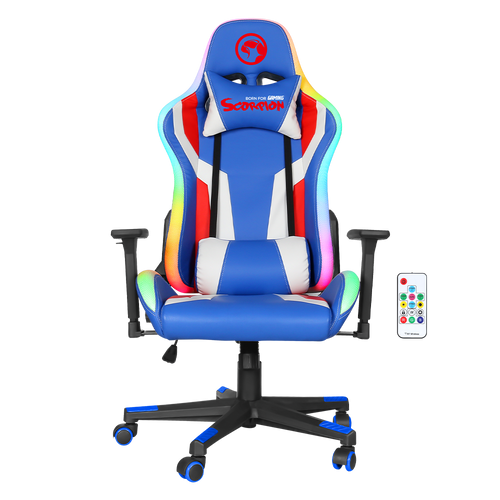 MARVO CH-128BL Gaming Stolac s RGB Osvjetljenjem slika 1