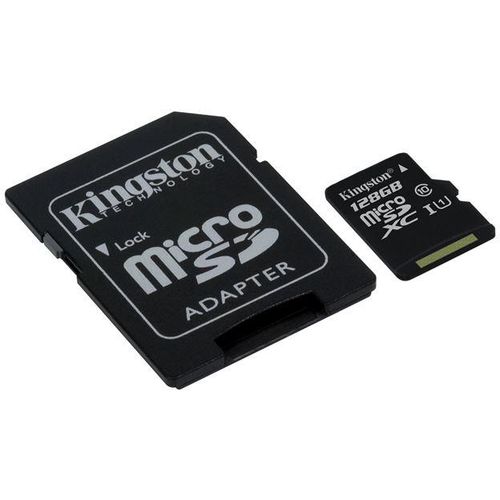 Memorijska kartica  Kingston SD MICRO 128GB Class 10 UHS-I + ad slika 1