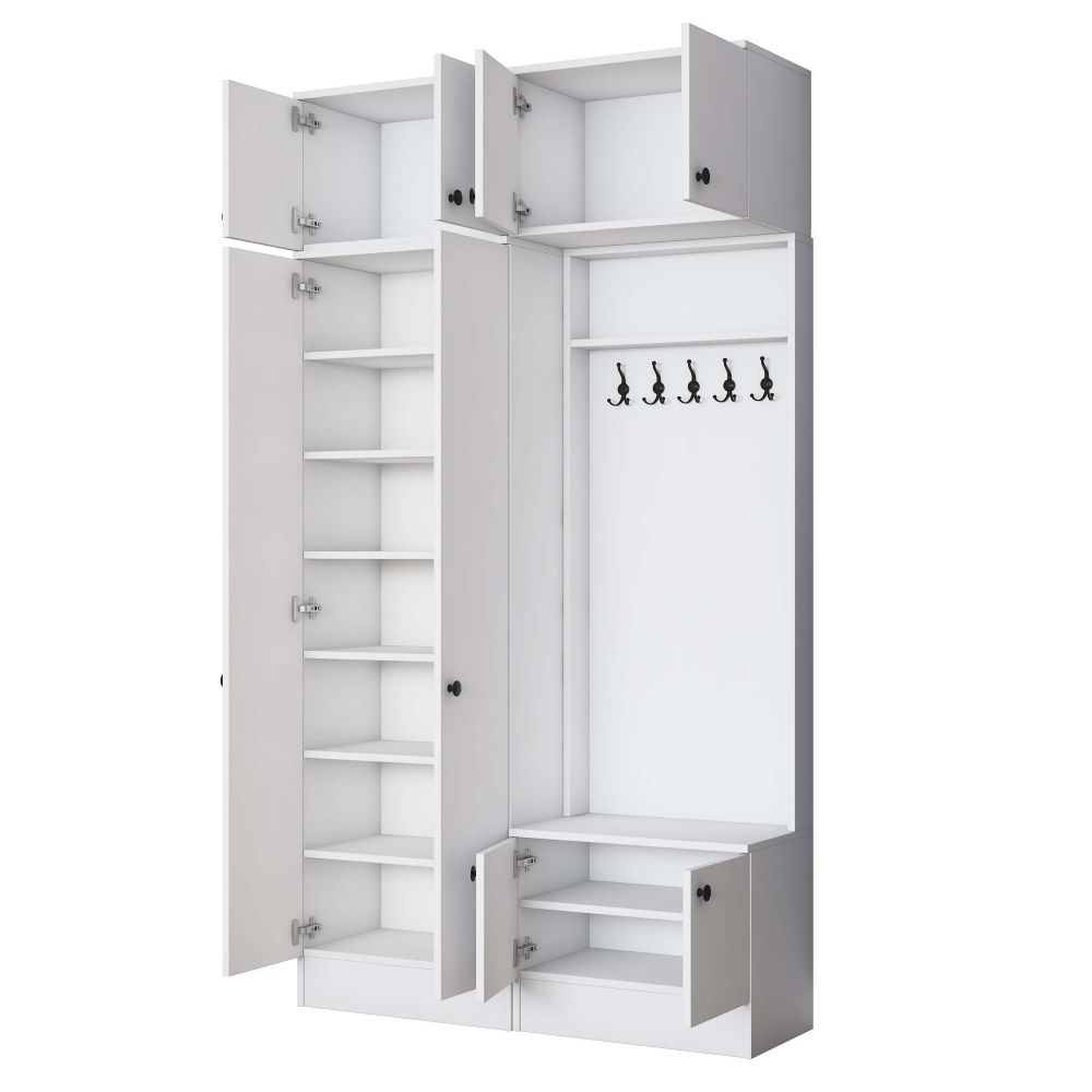 Hall Stand EA144 - Bijela slika 12