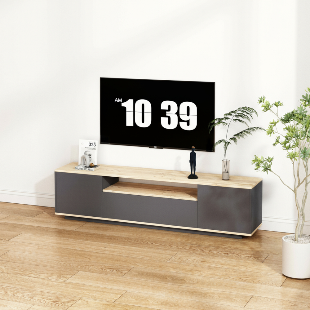 TV Kabinet Linea Antracit slika 1