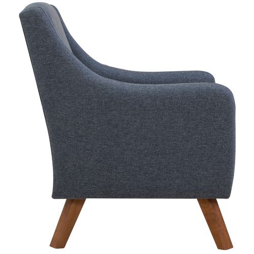 Hera - Dark Blue  Dark Blue  Wing Chair slika 5