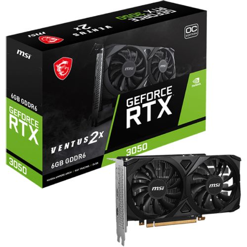 MSI nVidia GeForce RTX 3050 6GB RTX 3050 VENTUS 2X 6G OC grafička karta slika 1