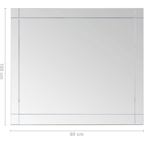 Zidno ogledalo 100 x 60 cm stakleno slika 15