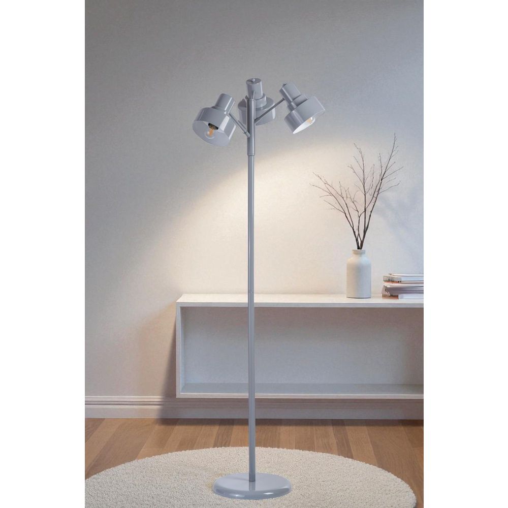 Opviq Podna lampa 135, siva slika 1